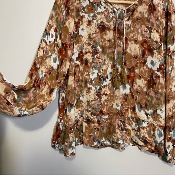 CREAM Clothing Sheer Long Sleeve Blouse - Size‎ 38 - Picture 4 of 11